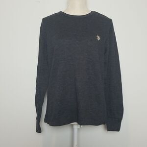 US Polo ASSN Women's sleepwear long sleeve top size Large